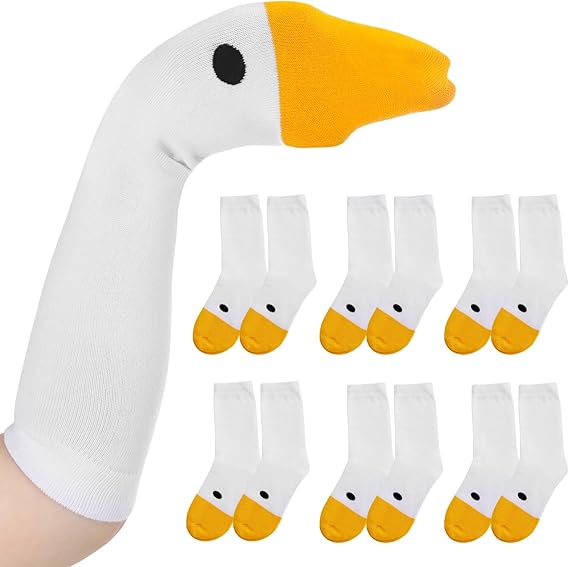 Medias largas con diseño Pato